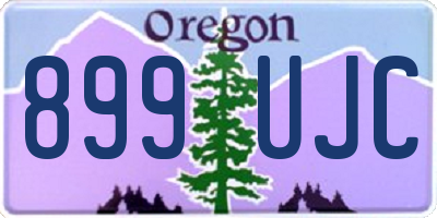 OR license plate 899UJC