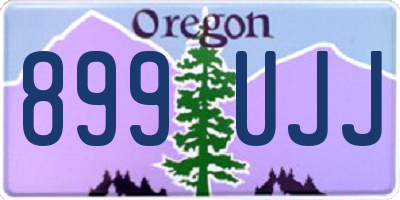 OR license plate 899UJJ