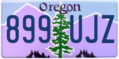 OR license plate 899UJZ