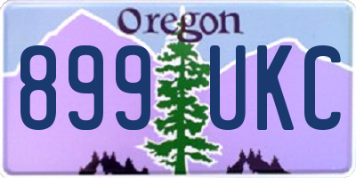 OR license plate 899UKC