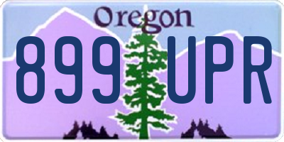 OR license plate 899UPR