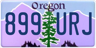 OR license plate 899URJ