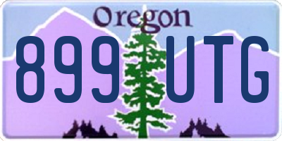 OR license plate 899UTG
