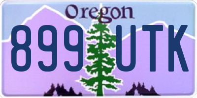 OR license plate 899UTK