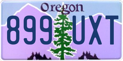 OR license plate 899UXT