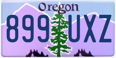 OR license plate 899UXZ