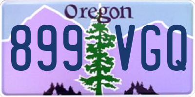 OR license plate 899VGQ