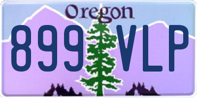 OR license plate 899VLP