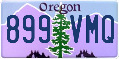 OR license plate 899VMQ