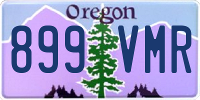 OR license plate 899VMR