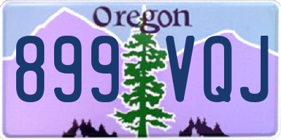 OR license plate 899VQJ