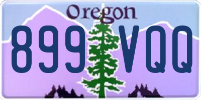 OR license plate 899VQQ