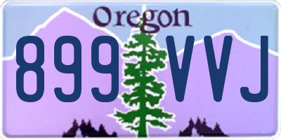OR license plate 899VVJ