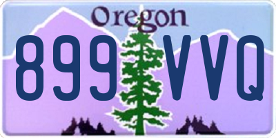 OR license plate 899VVQ