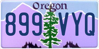 OR license plate 899VYQ