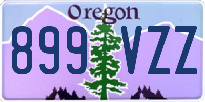 OR license plate 899VZZ