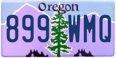 OR license plate 899WMQ