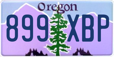 OR license plate 899XBP