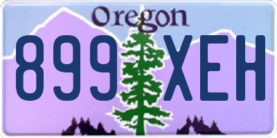 OR license plate 899XEH