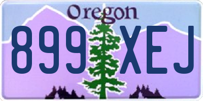 OR license plate 899XEJ