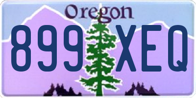 OR license plate 899XEQ