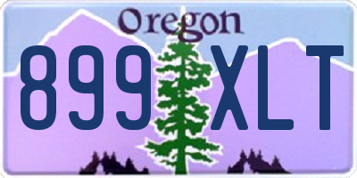 OR license plate 899XLT