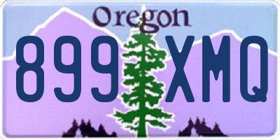 OR license plate 899XMQ