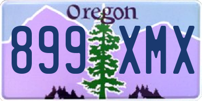 OR license plate 899XMX