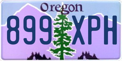 OR license plate 899XPH