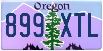 OR license plate 899XTL