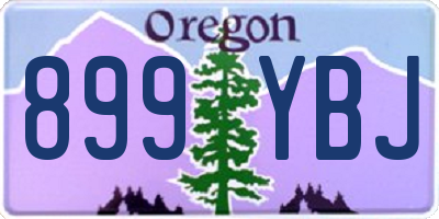 OR license plate 899YBJ