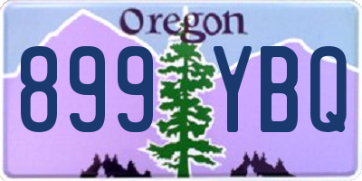 OR license plate 899YBQ