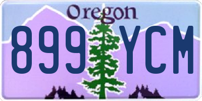 OR license plate 899YCM