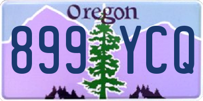 OR license plate 899YCQ
