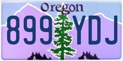 OR license plate 899YDJ