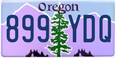 OR license plate 899YDQ