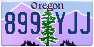 OR license plate 899YJJ