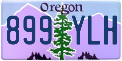 OR license plate 899YLH