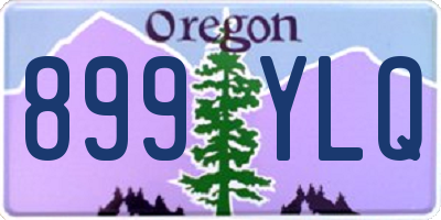 OR license plate 899YLQ