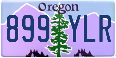 OR license plate 899YLR