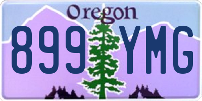 OR license plate 899YMG