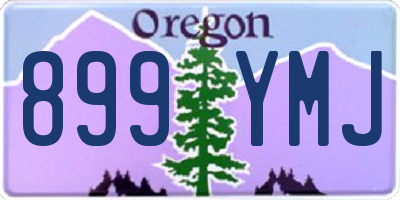 OR license plate 899YMJ