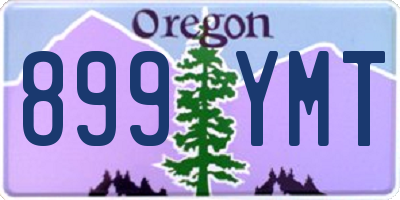 OR license plate 899YMT