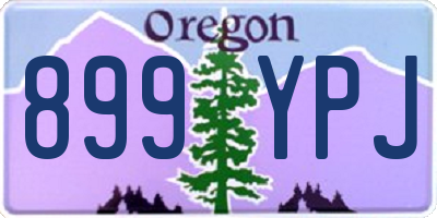 OR license plate 899YPJ