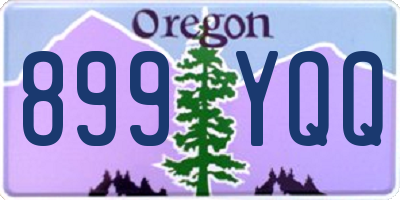 OR license plate 899YQQ