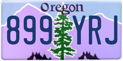 OR license plate 899YRJ