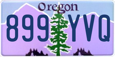 OR license plate 899YVQ