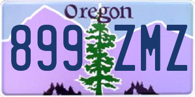 OR license plate 899ZMZ