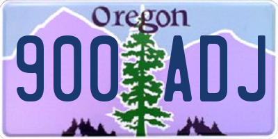 OR license plate 900ADJ