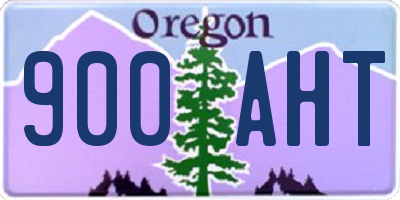 OR license plate 900AHT